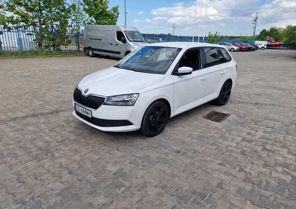 Skoda Fabia cena 39999 przebieg: 105671, rok produkcji 2019 z Gdańsk małe 56